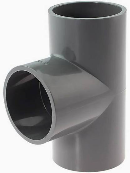 Té droit PVC